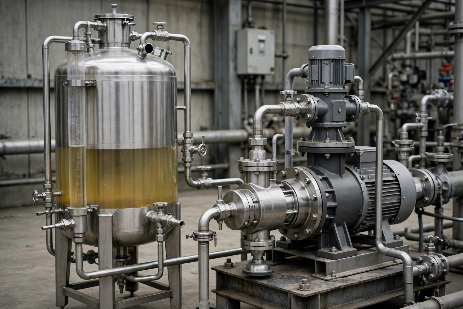 生物柴油生产加药泵:酯交换催化剂与中和洗涤投加怎么选新道茨泵