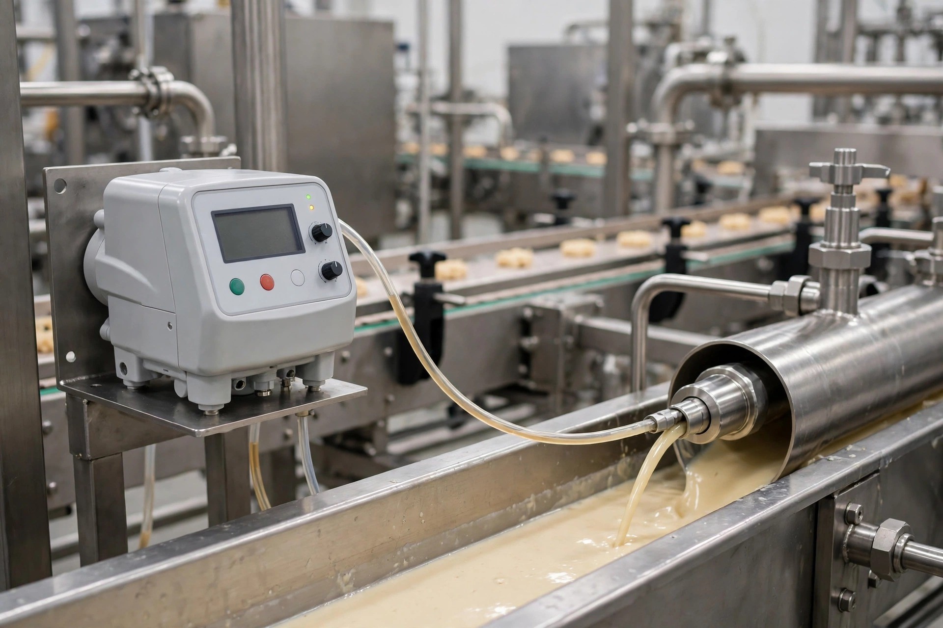 豆制品生产加药泵:豆浆凝固剂与卤汁调味定量投加怎么选新道茨泵